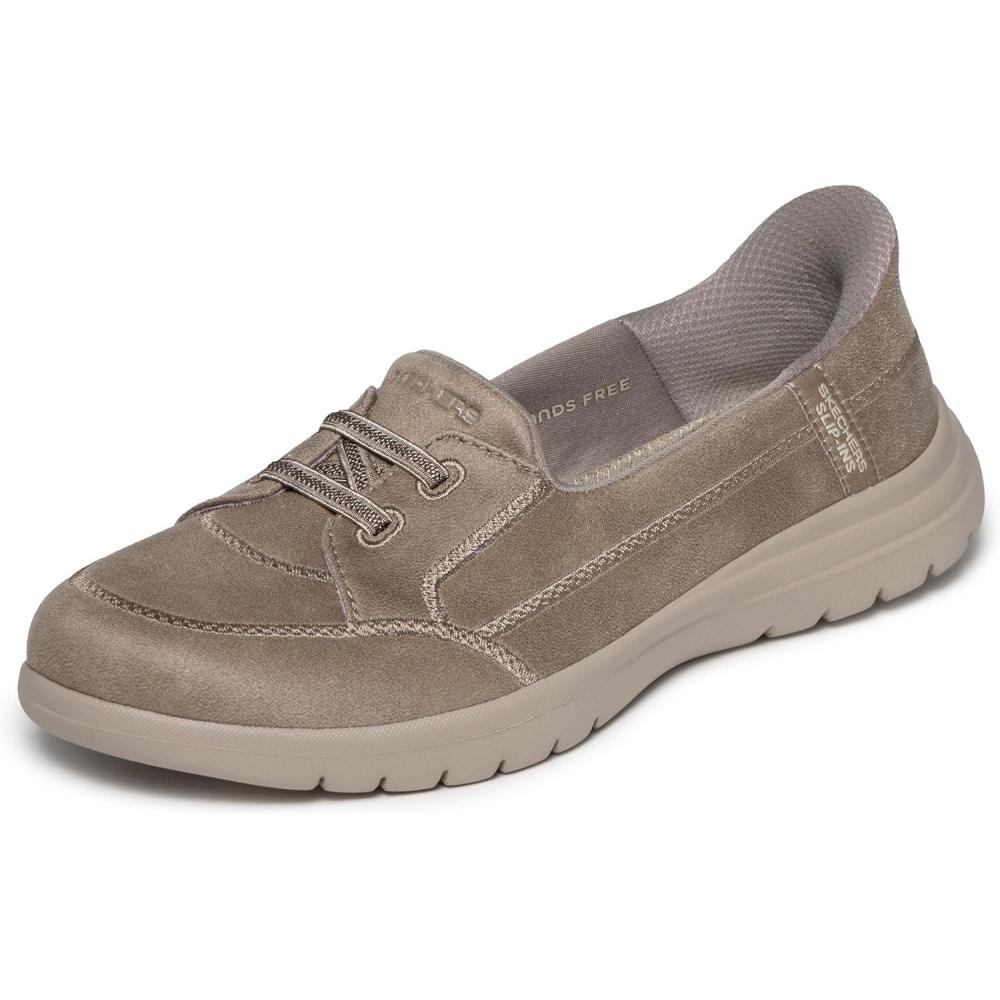 imageSkechers Womens Onthego Flex Perform Tex Hands Free Slipin LoafersTaupe