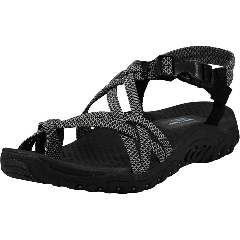 imageSkechers Womens Reggae Stockholm SandalBlackGrey