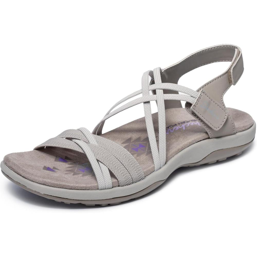 imageSkechers Womens Reggae Slim Takes Two SandalTaupe