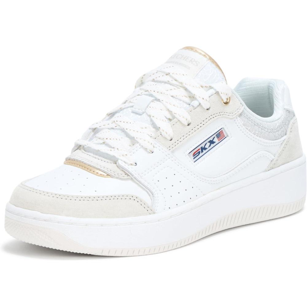 imageSkechers Womens Sport Court 20Metallic BreaWhiteGray