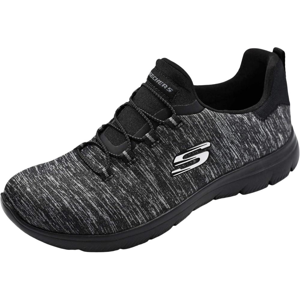 imageSkechers Womens Summits Quick Getaway SneakerBlackBlack