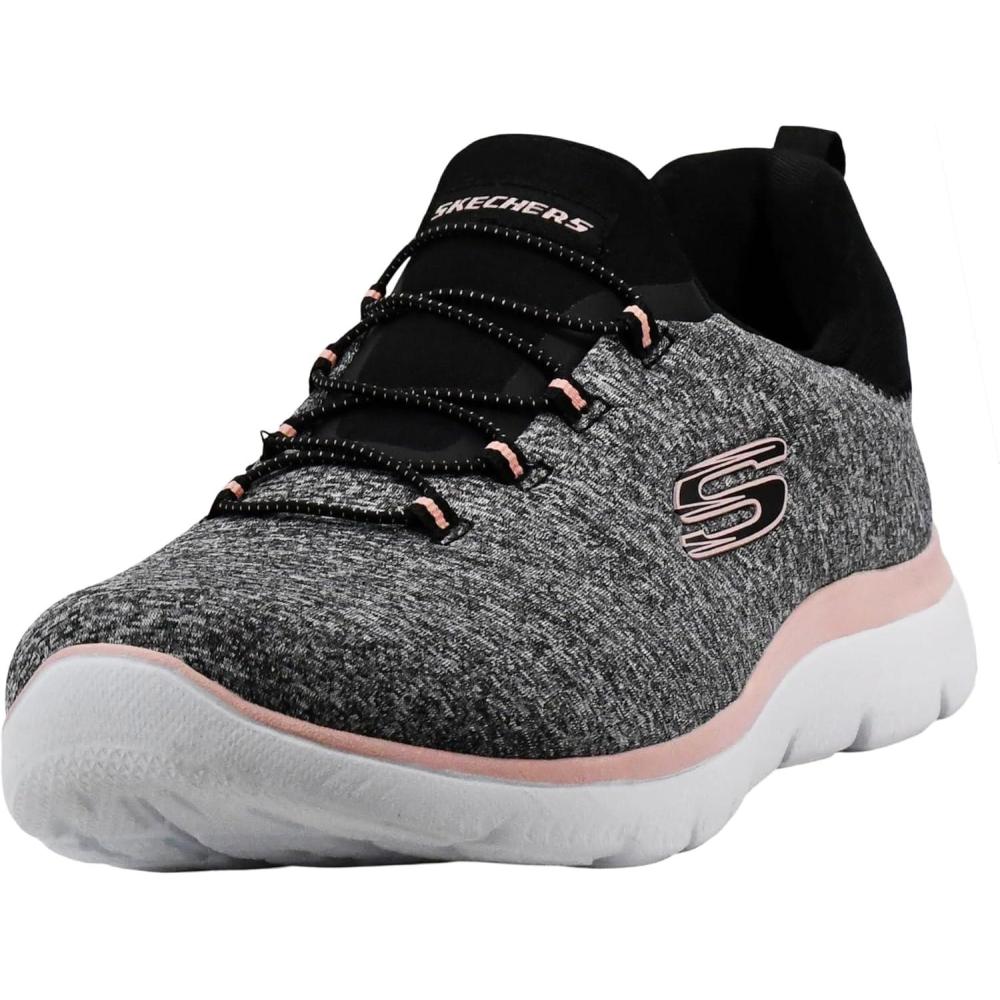 imageSkechers Womens Summits  Quick Getaway SneakerBlackCoral