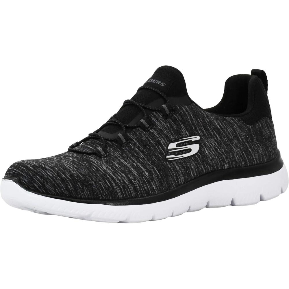 imageSkechers Womens Summits Quick Getaway SneakerBlackWhite
