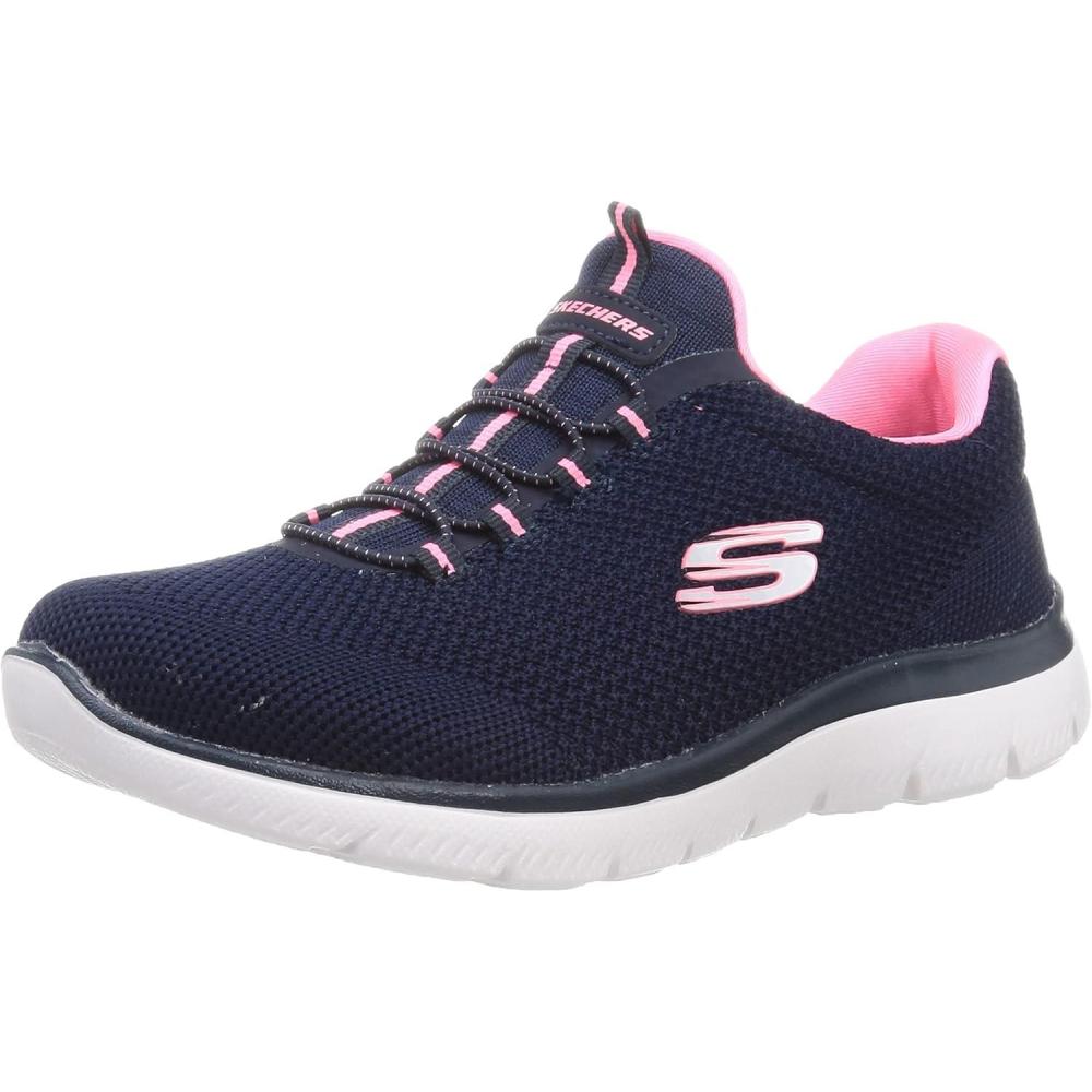 imageSkechers Womens Summits Quick Getaway SneakerNavyPink