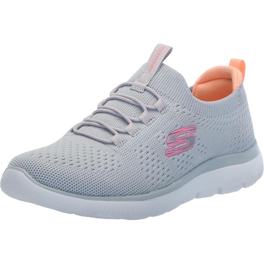 imageSkechers Womens Summits SneakerGreyMultigymt