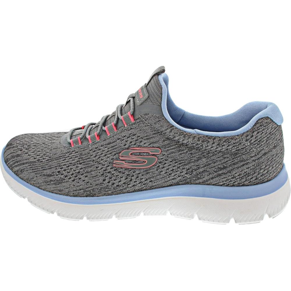 imageSkechers Womens Summits SneakersGreypinkblue