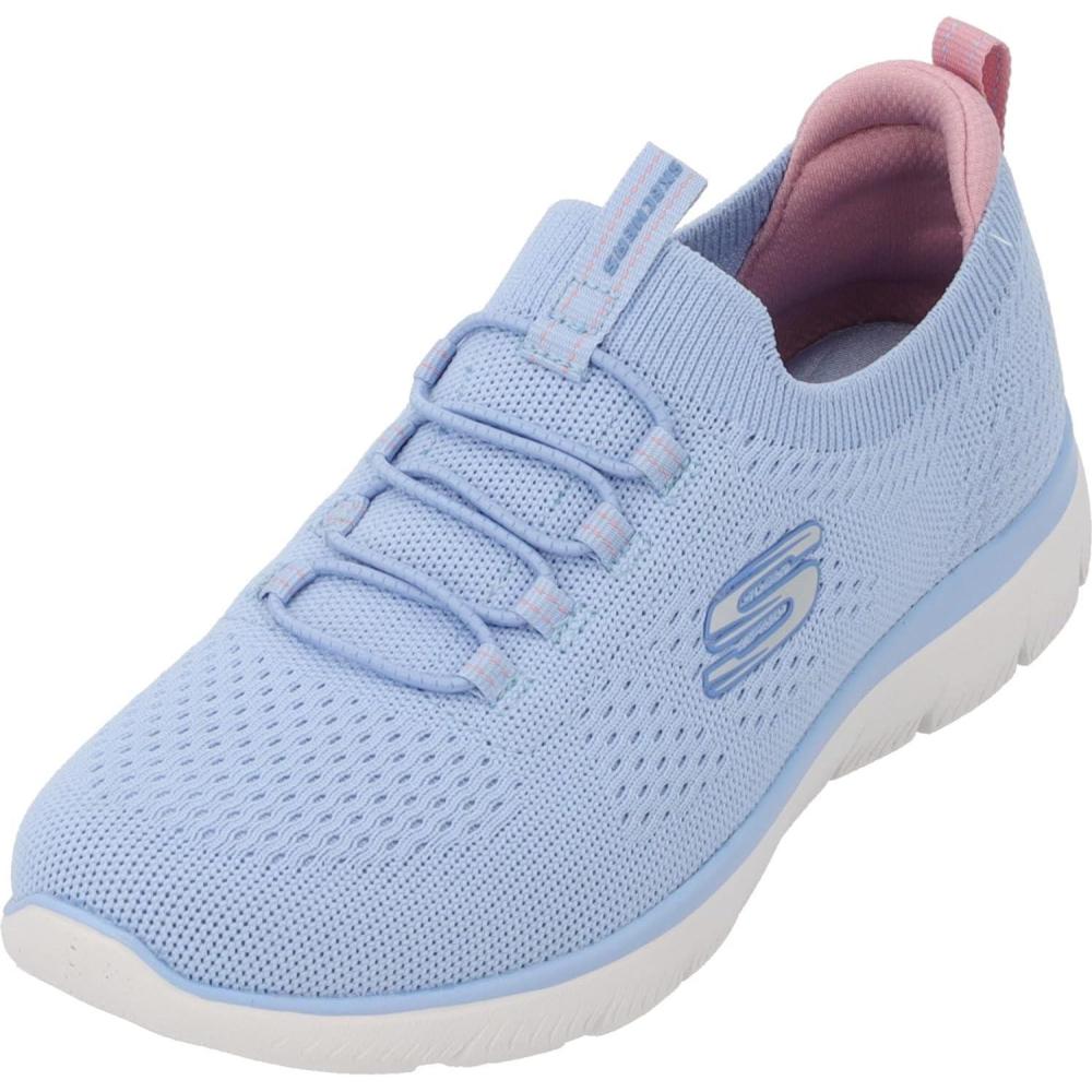 imageSkechers Womens Summitstop PlayerLight BlueMultilbmt