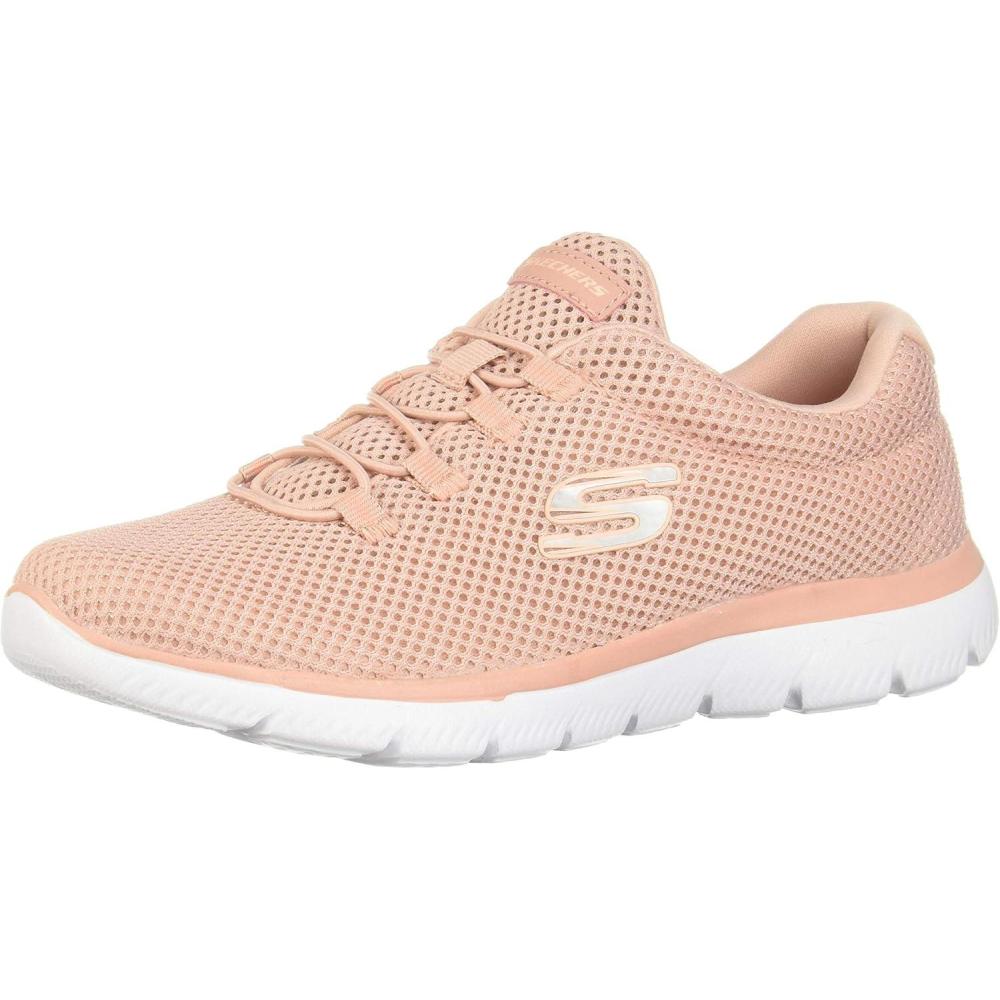 imageSkechers Womens Summitstop PlayerRose Mesh White Trim