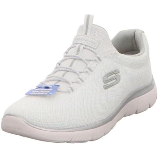 imageSkechers Womens Summitstop PlayerWhiteSilverwsl