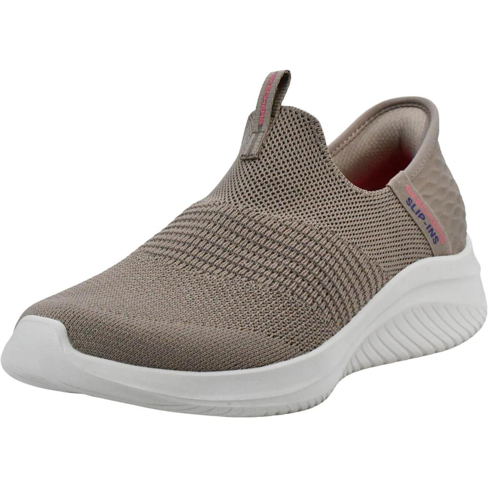 imageSkechers Womens Ultra Flex 30 Cozy StreakSneakerTaupe