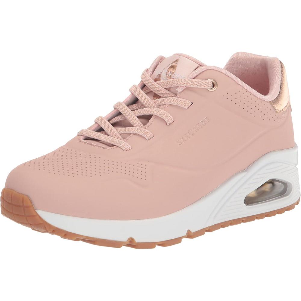 imageSkechers Womens Uno Shimmer Away Wedge Slipon Fashion SneakersBlsh