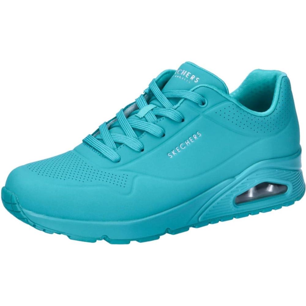 imageSkechers Womens Uno Stand on AirTurquoise Durabuck Mesh