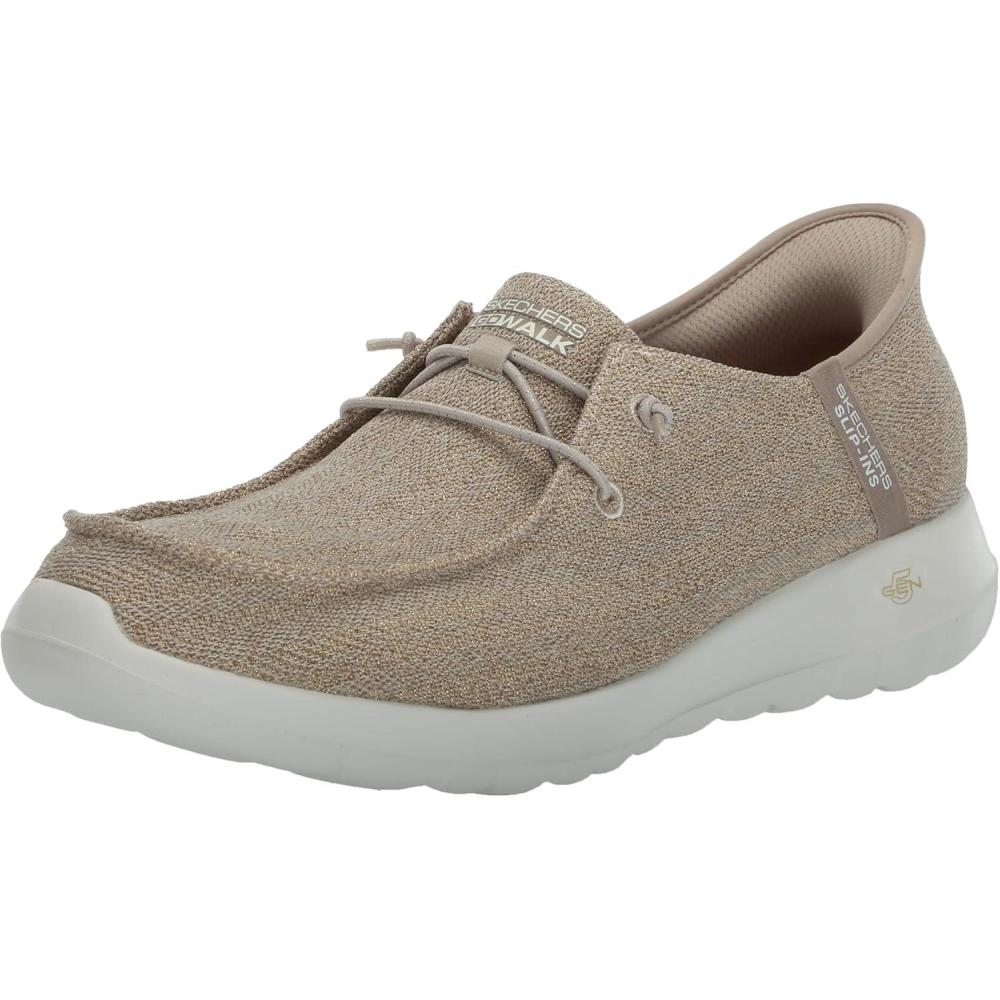 imageSkechers Womens Womens Hands Free Slipins Go Walk Joy Moc Toe Casual ShoeNatural