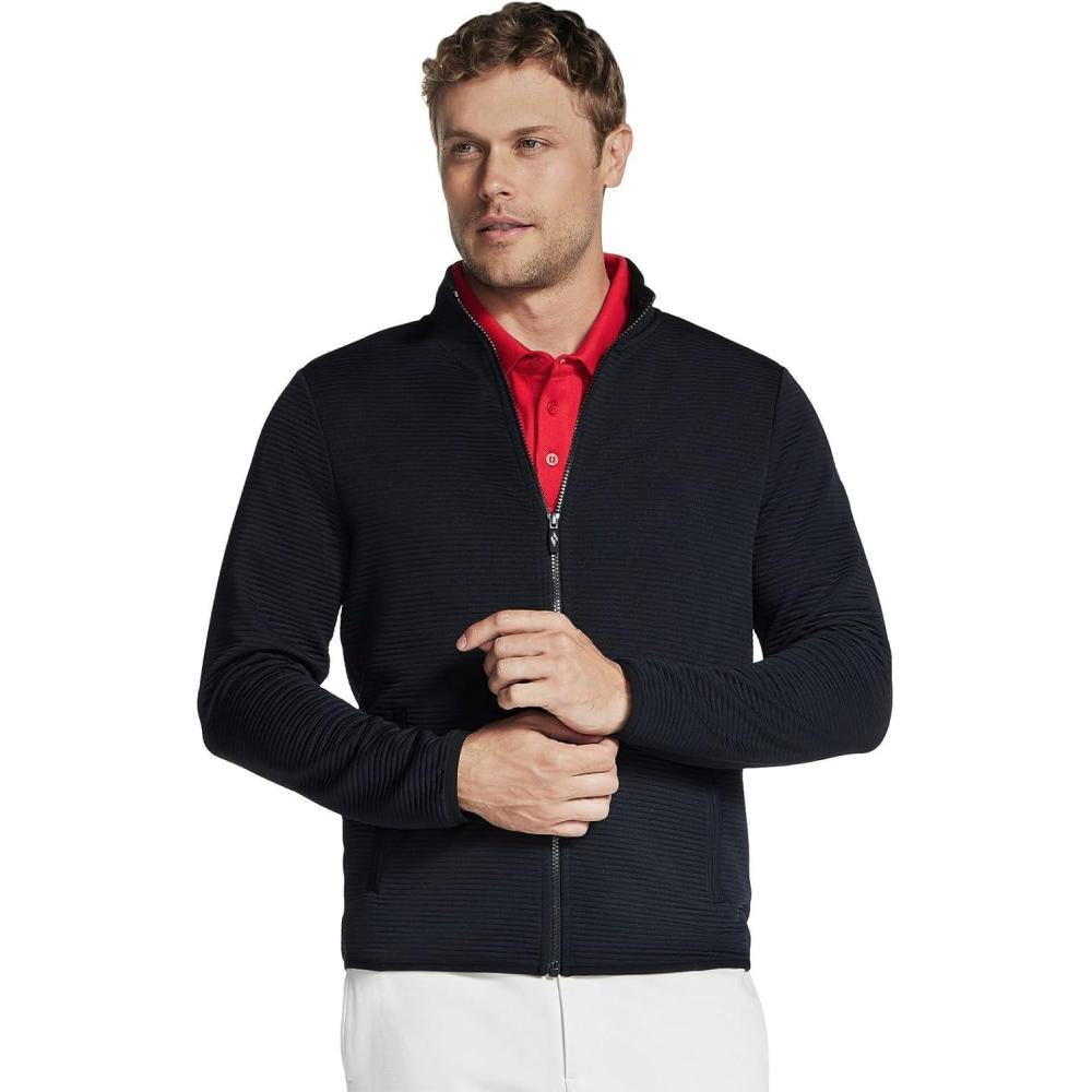 imageSkechers mens The Hoodless Hoodie Ottoman JacketBlack