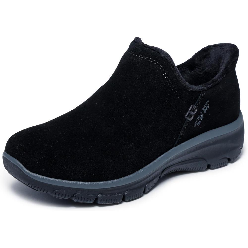 imageSkechers womens Easy Going  Modern Hour Suede Hands Free SlipinsBlack
