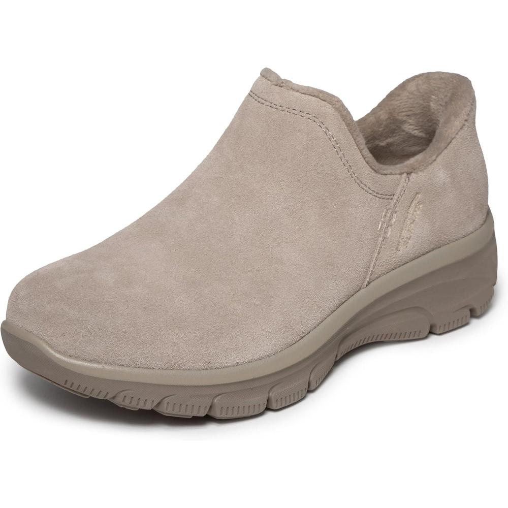 imageSkechers womens Easy Going Modern Hour Suede Hands Free SlipinsTaupe