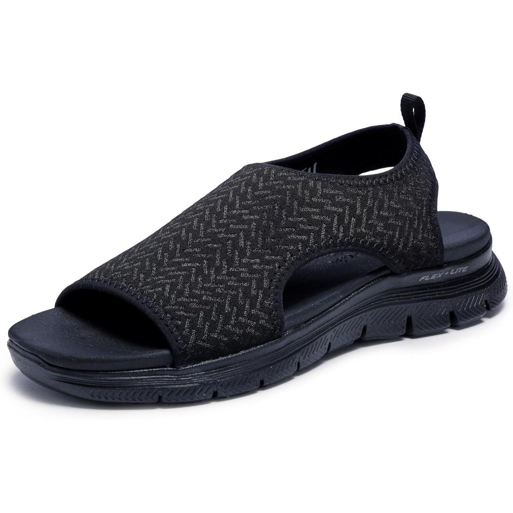 imageSkechers womens Flex Appeal 40 Livin in ThisBlackBlack