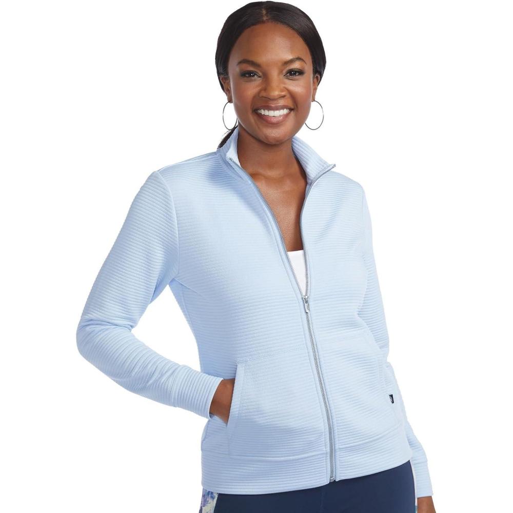 imageSkechers womens Go Walk Hoodless Hoodie JacketHalogen Blue