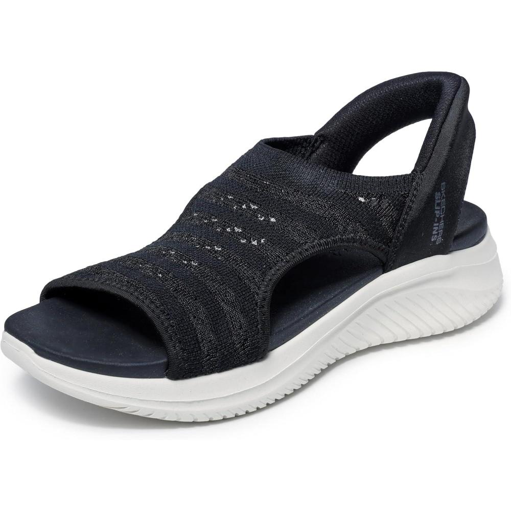 imageSkechers womens Ultra Flex 30 Sun Warmth Hands Free SlipinsBlack