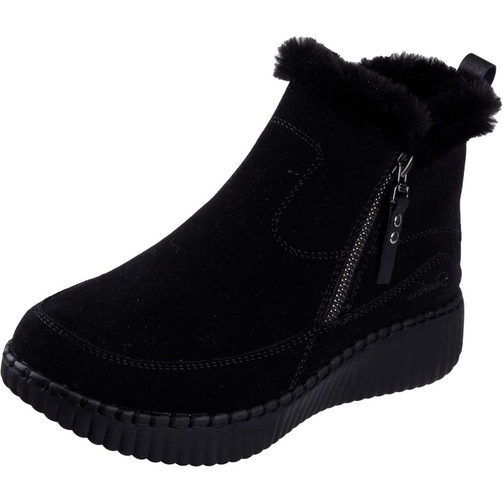 imageSkechers womens Wilshire Blvd Fresh ZipBlackBlack