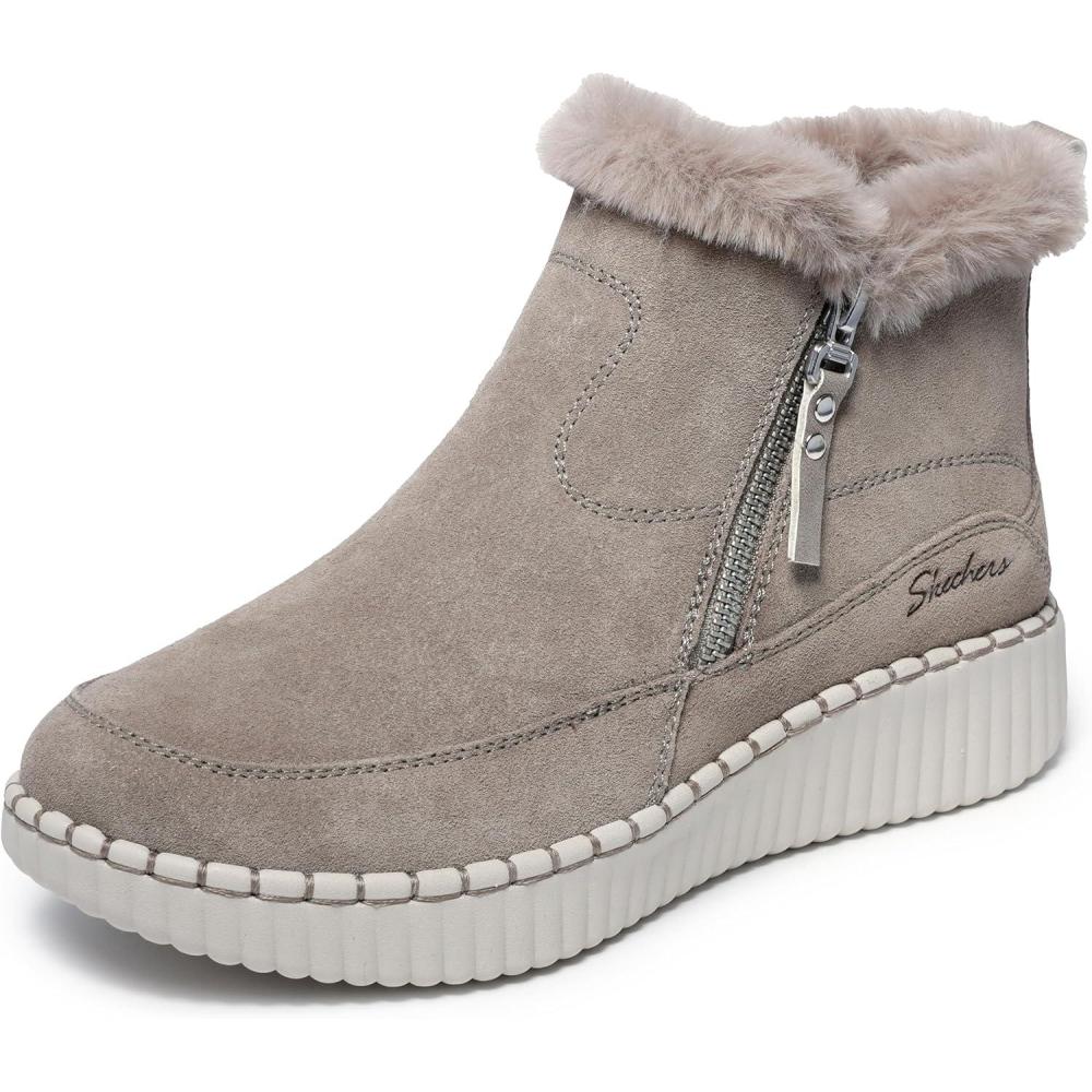 imageSkechers womens Wilshire Blvd Fresh ZipTaupe