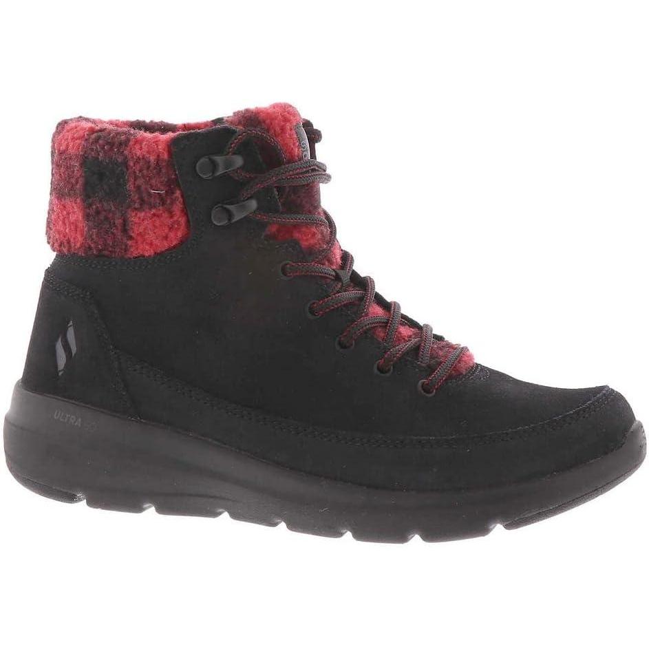 imageWomens Skechers On the GO Glacial Ultra Timber BootBlackRed