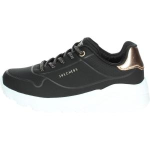 Skechers Girls Uno Lite-Metallic Shimmers(Black)