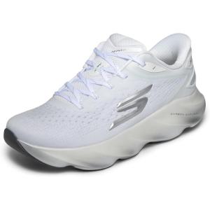 Skechers Men’s Aero Burst Hands Free Slip-ins Sneaker(White/Silver)