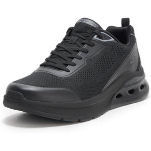 Skechers Mens Bobs Glide Step Arc Waves 2.0 – Class Rank(Black/Black)