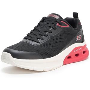 Skechers Mens Bobs Glide Step Arc Waves 2.0 – Class Rank(Black/White)