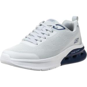 Skechers Mens Bobs Glide Step Arc Waves 2.0 – Class Rank(Grey/Blue)