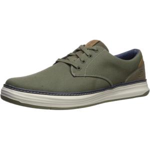 Skechers Men’s Ederson Moreno Canvas Oxford Shoe(Olive)