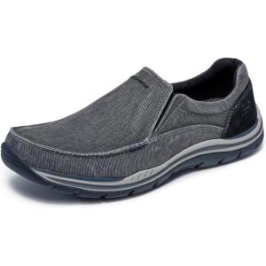 Skechers Men’s Expected Avillo Relaxed-Fit Slip-On Loafer(Black)