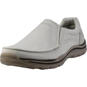 Skechers Men’s Expected Avillo Relaxed-Fit Slip-On Loafer(Natural)