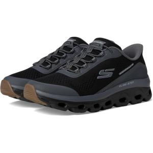 Skechers Men’s Glide-Step Sole Hands Free Slip-in Sneaker,Black/Charcoal,10