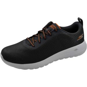 Skechers Men’s Go Walk Max – Effort Walking Shoes(Charcoal/Orange)