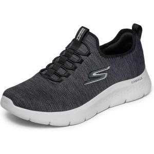 Skechers Men’s Gowalk Flex Slip-On Walking Shoes(Black/White 2)