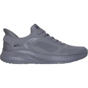 Skechers Mens Hands Free Slip-ins Squad Chaos – Solid Step(Grey)