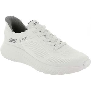 Skechers Mens Hands Free Slip-ins Squad Chaos – Solid Step(White)