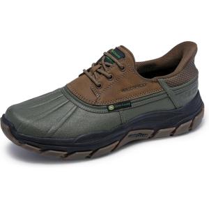 Skechers Men’s JDW Respected Tanzier Rain Shoe(Olive/Brown)