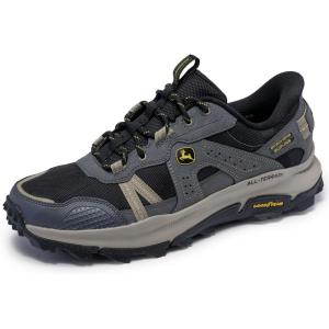 Skechers Mens John Deere Equalizer 5.0 Trail Harvester Lace Up(Charcoal Black)