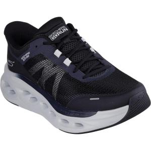 Skechers Mens Max Cushioning Glide Step Aberdeen Hands Free Slip-ins(Black/Grey)