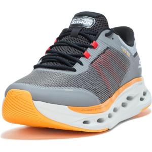 Skechers Mens Max Cushioning Glide Step Aberdeen Hands Free Slip-ins(Gray/Multi)