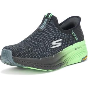 Skechers Mens Max Cushioning Premier 2.0 Slip-ins Sneakers(Black/Lime)