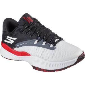 Skechers Mens Men’s Basketball Skx Nexus(White/Black/Red)