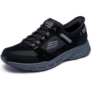 Skechers Mens Oak Canyon Consistent Winne Hands Free Slip-in(Black/Charcoal)