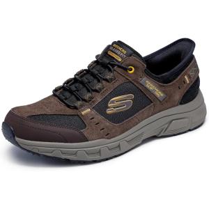 Skechers Mens Oak Canyon Consistent Winne Hands Free Slip-in(Brown/Black)