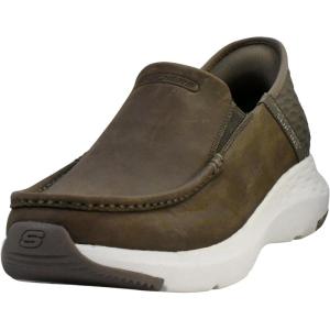 Skechers Men’s Parson Oswin Slip-in Loafers(Taupe)
