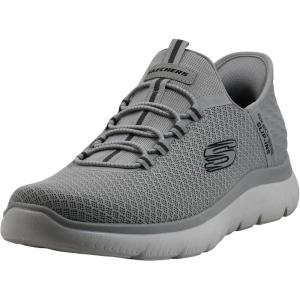 Skechers Men’s Summits Hight Range Slip-in Sneaker(Light Grey)