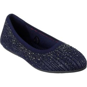 Skechers Modern Comfort Women’s Womens Cleo 2.0 – Glitzy DazeBallet Flat(Navy)